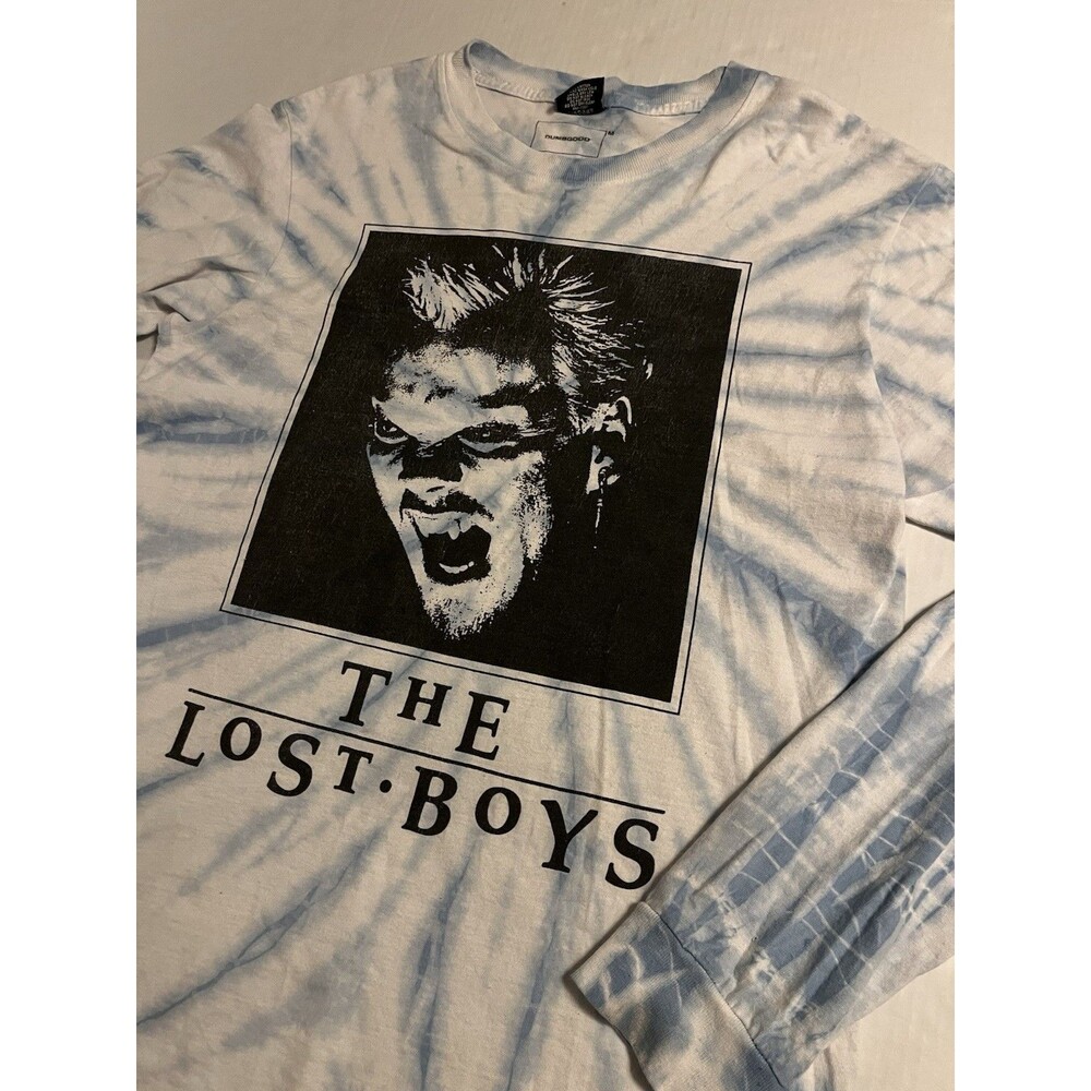RARE The Lost Boys Dumbgood David Vampire Face Long Sleeve Movie T-Shirt MEDIUM